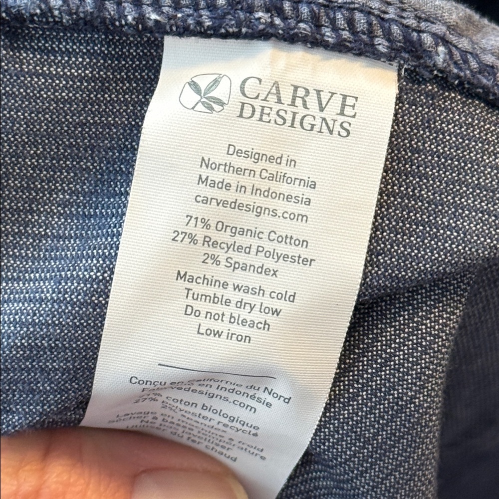 Carve Designs Women's Blue Shorts Size 8 - Picture 6 of 6